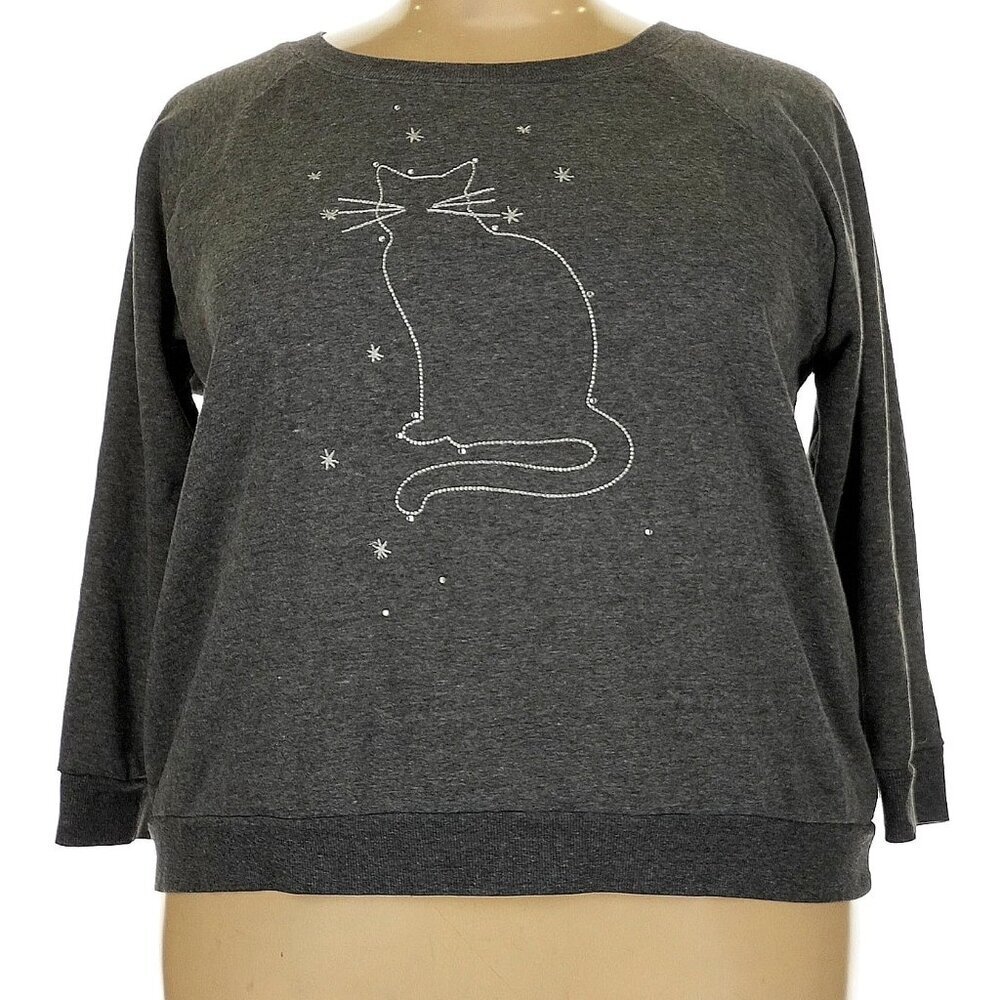 Modcloth Kitty Sweatshirt